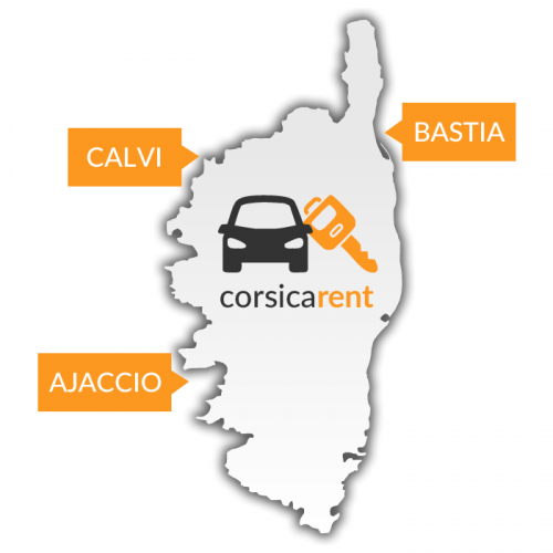 3 agences de location voiture en Corse